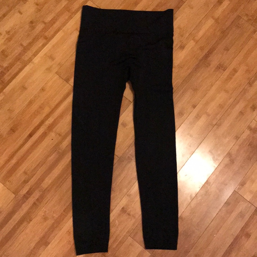 Black stretch leggings